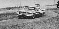 1959 Chevy cornering tests