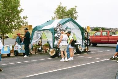 Wheels were one of the attractions.