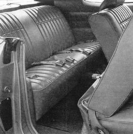 1970 Impala rear seat